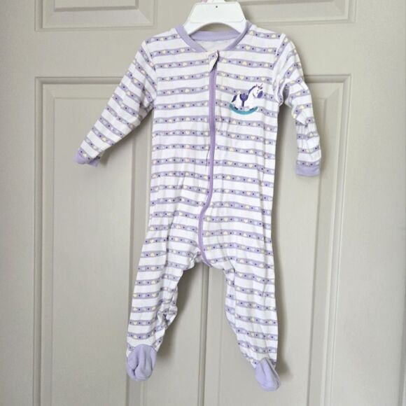 Tuffy Baby Girl Sleeper Size 9 M - Picture 1 of 4